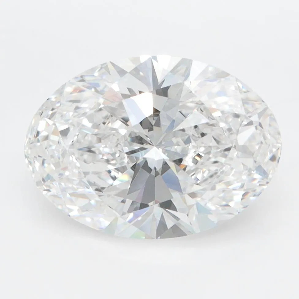 3.00ct Oval Lab Grown Diamond (Colour D, Clarity VVS1, IGI Certified)
