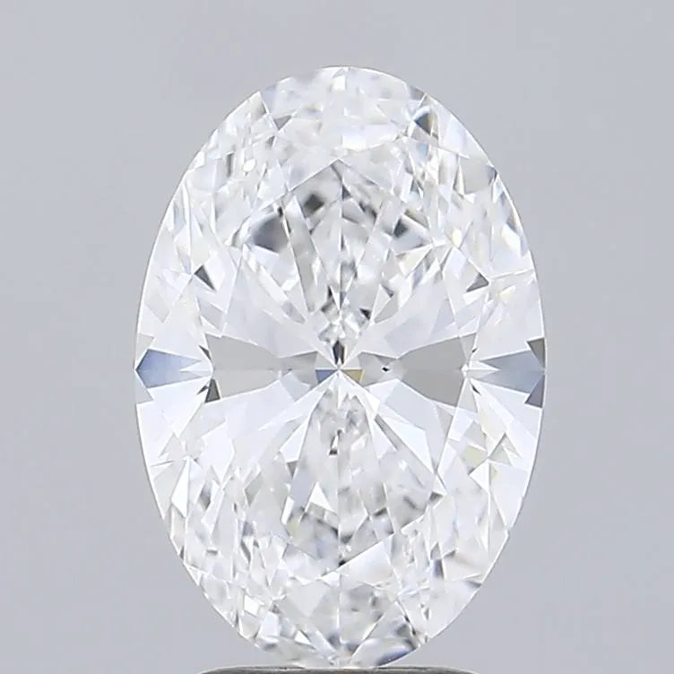 3.00ct Oval Lab Grown Diamond (Colour D, Clarity VVS1, IGI Certified)