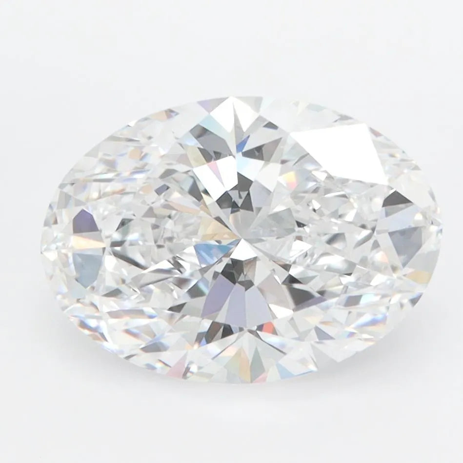 3.00ct Oval Lab Grown Diamond (Colour D, Clarity VVS1, IGI Certified)
