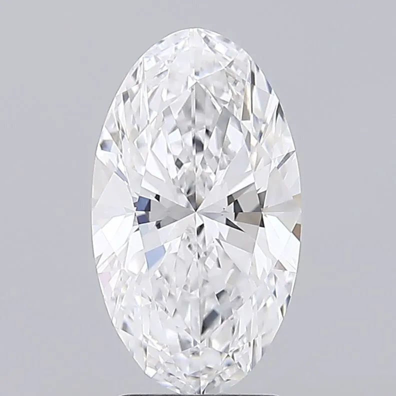 3.00ct Oval Lab Grown Diamond (Colour D, Clarity VVS1, IGI Certified)