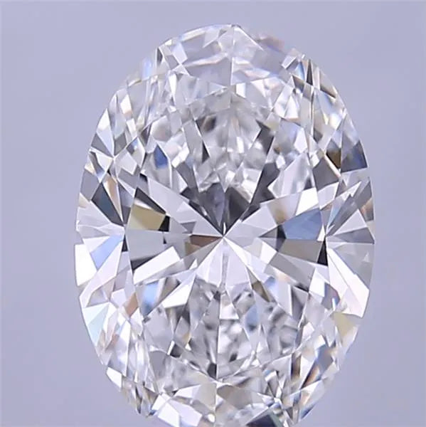 3.00ct Oval Lab Grown Diamond (Colour D, Clarity VVS1, IGI Certified)