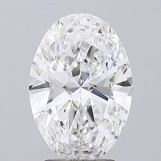 3.00ct Oval Lab Grown Diamond (Colour D, Clarity VVS1, IGI Certified)