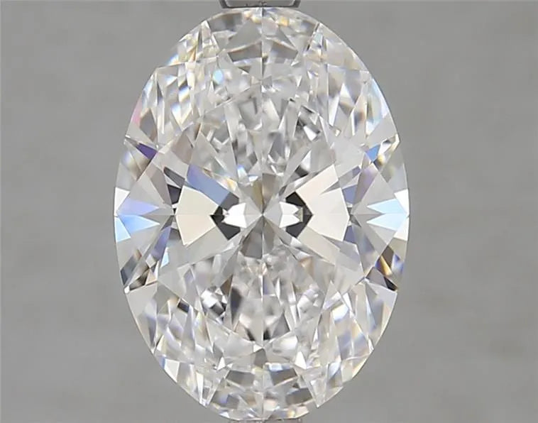 3.00ct Oval Lab Grown Diamond (Colour D, Clarity VVS1, IGI Certified)