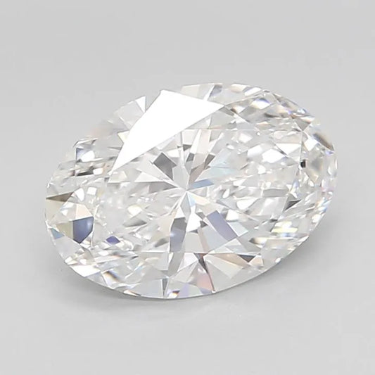 3.00ct Oval Lab Grown Diamond (Colour D, Clarity VVS1, IGI Certified)