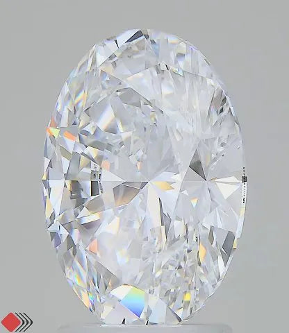 3.00ct Oval Lab Grown Diamond (Colour D, Clarity VVS1, IGI Certified)