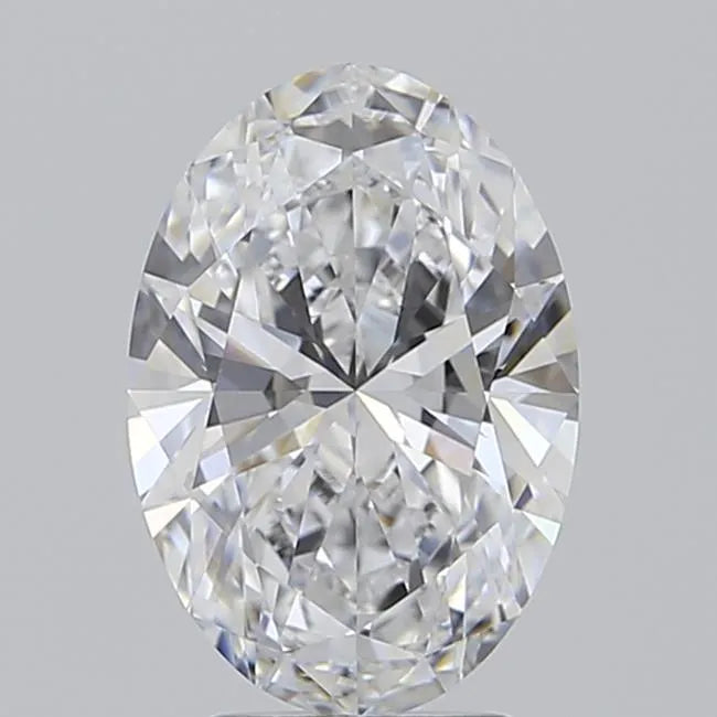 3.00ct Oval Lab Grown Diamond (Colour D, Clarity VVS1, IGI Certified)