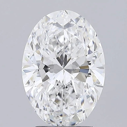3.00ct Oval Lab Grown Diamond (Colour D, Clarity VVS1, IGI Certified)