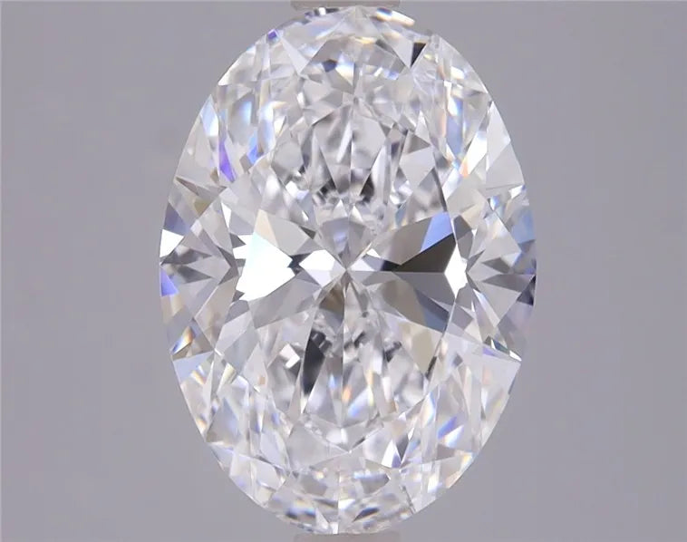 3.00ct Oval Lab Grown Diamond (Colour D, Clarity VVS1, IGI Certified)