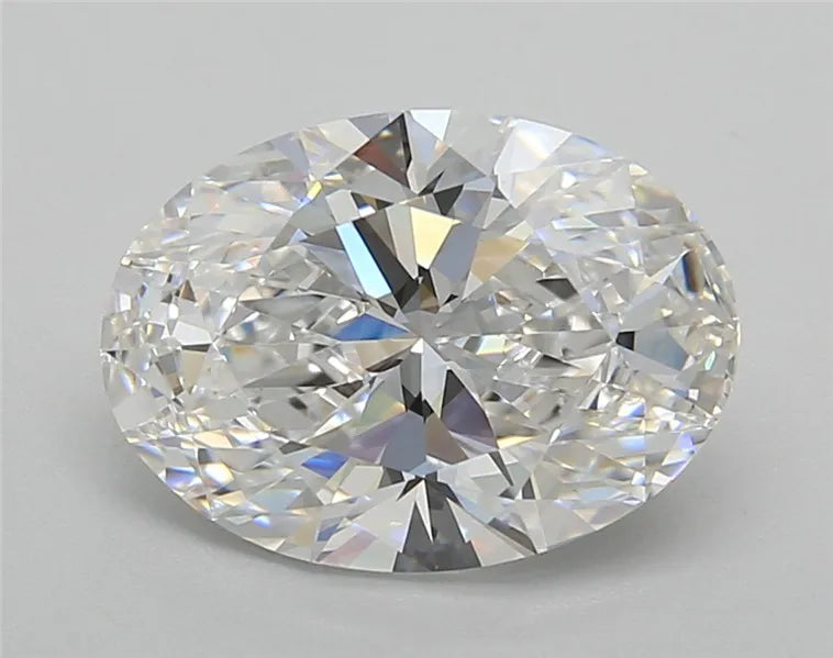 3.00ct Oval Lab Grown Diamond (Colour D, Clarity VVS2, Cut EX, IGI Certified)