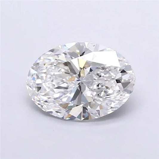 3.00ct Oval Lab Grown Diamond (Colour D, Clarity VVS2, GIA Certified)