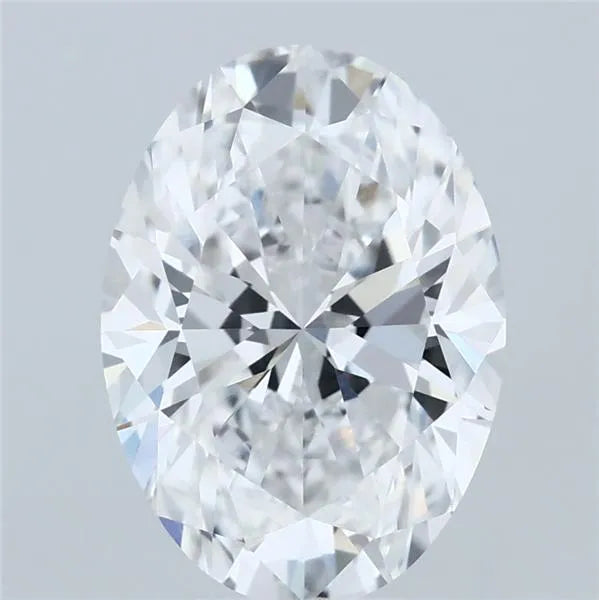3.00ct Oval Lab Grown Diamond (Colour D, Clarity VVS2, IGI Certified)
