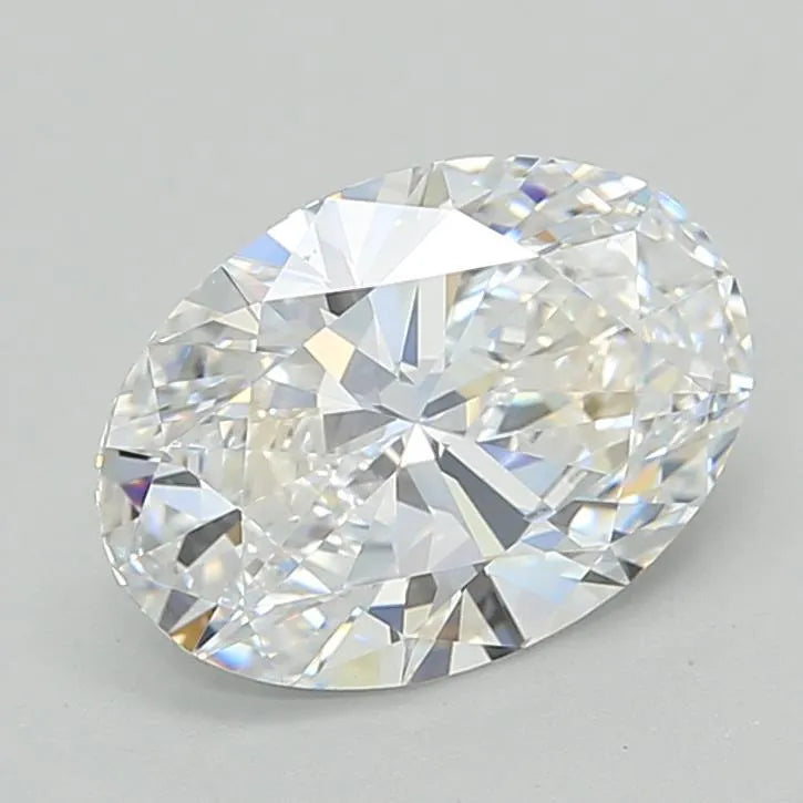 3.00ct Oval Lab Grown Diamond (Colour D, Clarity VVS2, IGI Certified)