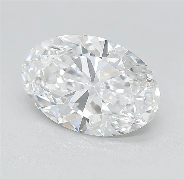 3.00ct Oval Lab Grown Diamond (Colour D, Clarity VVS2, IGI Certified)