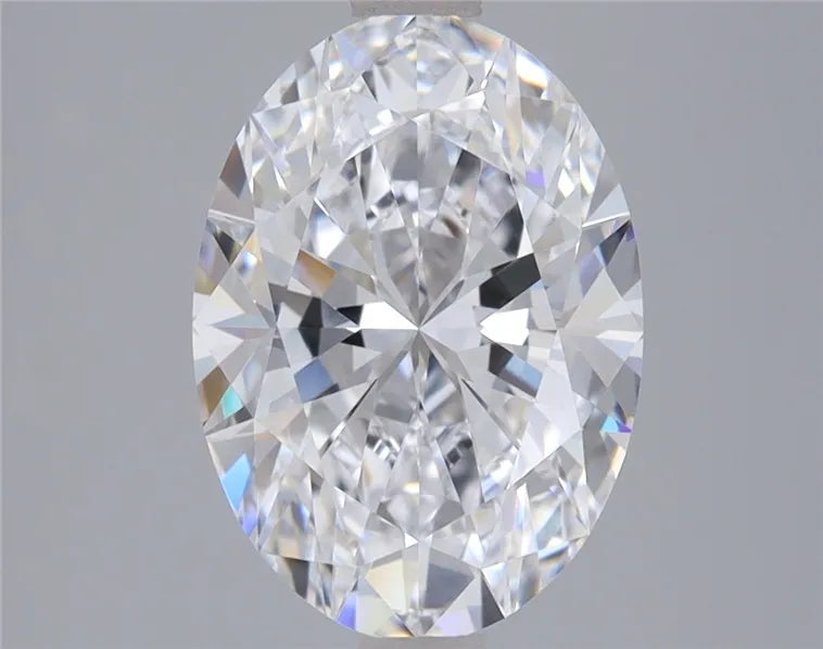 3.00ct Oval Lab Grown Diamond (Colour D, Clarity VVS2, IGI Certified)