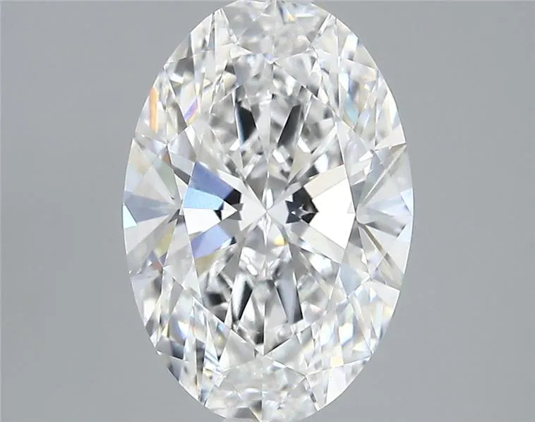 3.00ct Oval Lab Grown Diamond (Colour D, Clarity VVS2, IGI Certified)