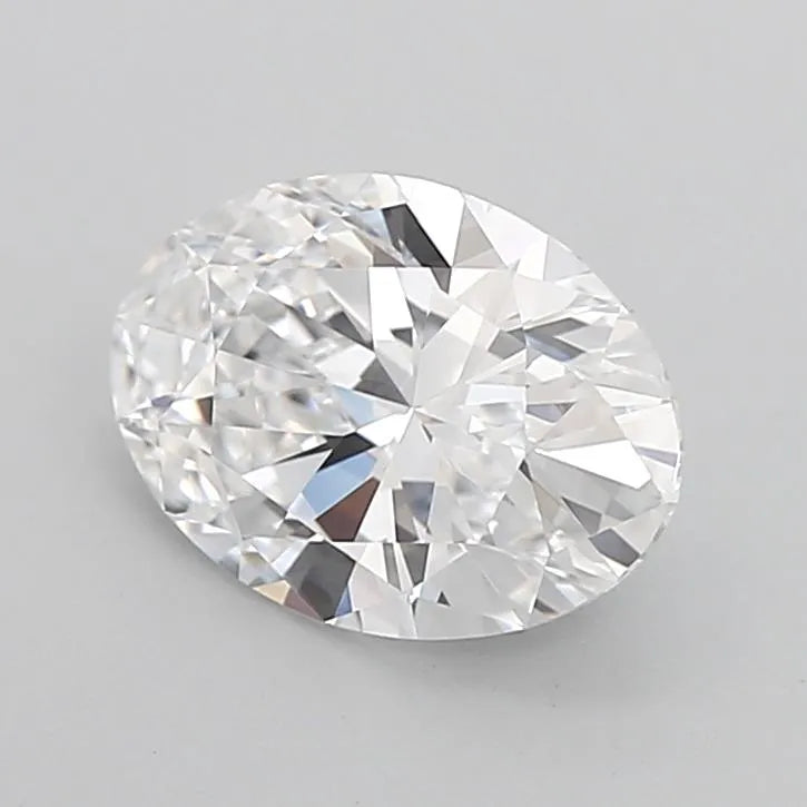 3.00ct Oval Lab Grown Diamond (Colour D, Clarity VVS2, IGI Certified)