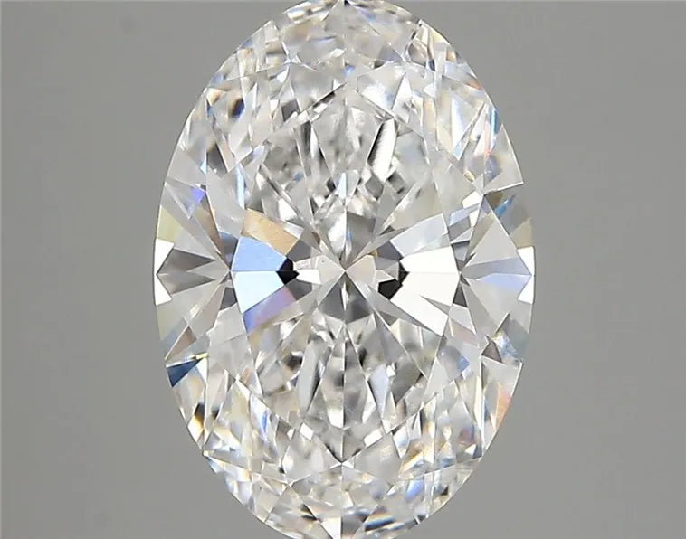 3.00ct Oval Lab Grown Diamond (Colour D, Clarity VVS2, IGI Certified)