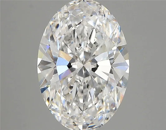 3.00ct Oval Lab Grown Diamond (Colour D, Clarity VVS2, IGI Certified)