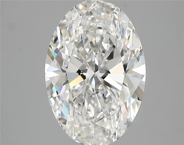 3.00ct Oval Lab Grown Diamond (Colour D, Clarity VVS2, IGI Certified)
