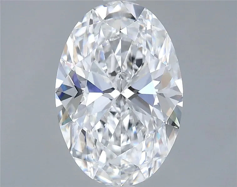 3.00ct Oval Lab Grown Diamond (Colour D, Clarity VVS2, IGI Certified)