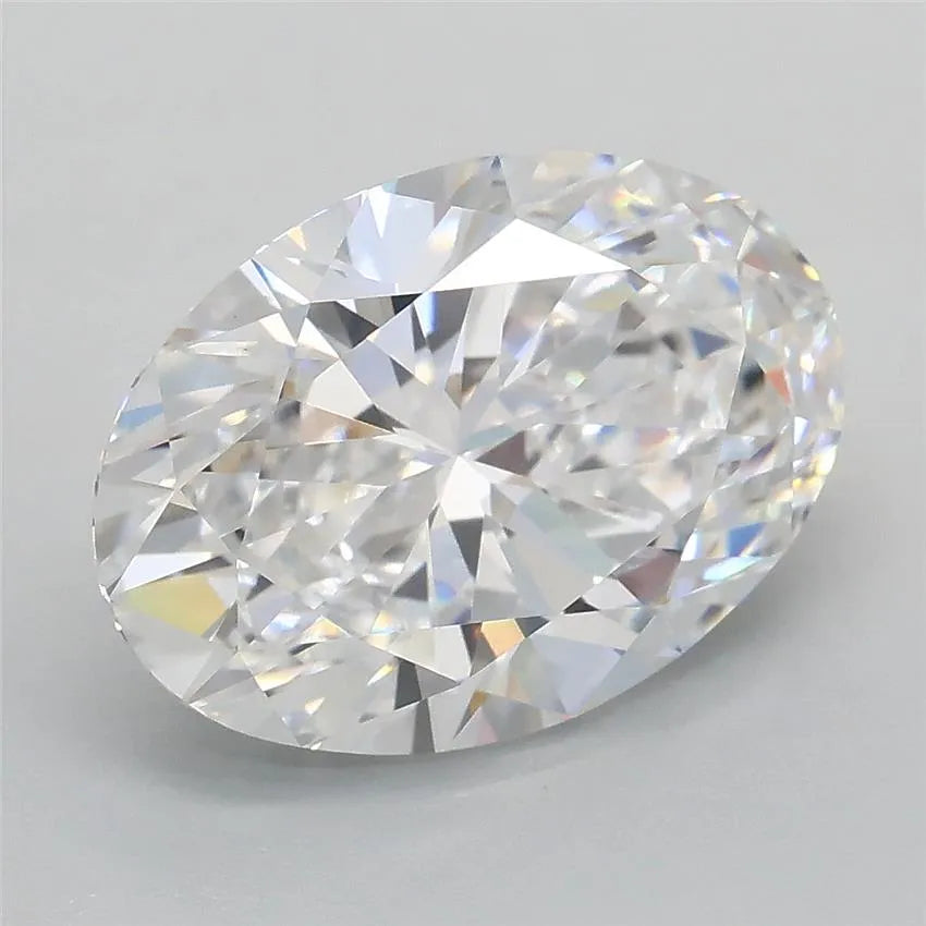 3.00ct Oval Lab Grown Diamond (Colour D, Clarity VVS2, IGI Certified)