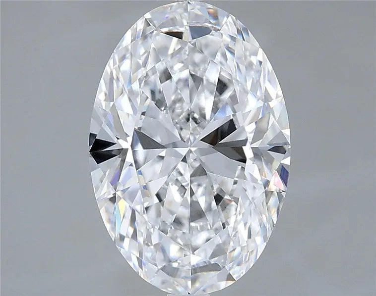 3.00ct Oval Lab Grown Diamond (Colour D, Clarity VVS2, IGI Certified)
