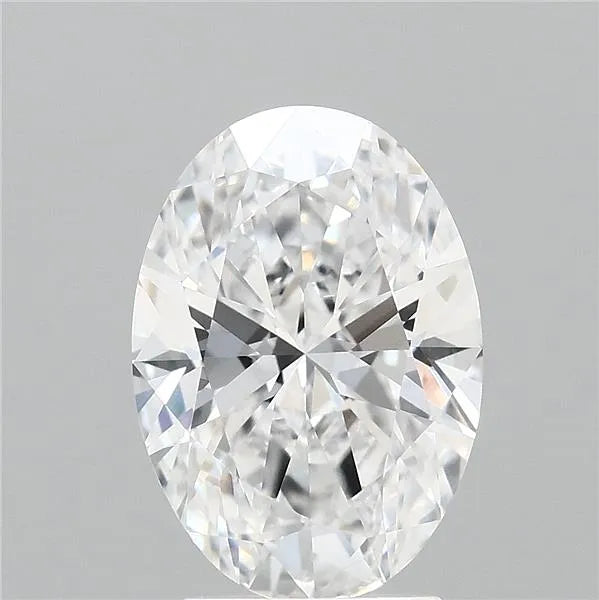 3.00ct Oval Lab Grown Diamond (Colour D, Clarity VVS2, IGI Certified)