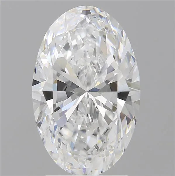 3.00ct Oval Lab Grown Diamond (Colour D, Clarity VVS2, IGI Certified)