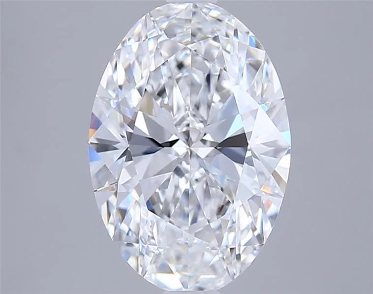 3.00ct Oval Lab Grown Diamond (Colour D, Clarity VVS2, IGI Certified)