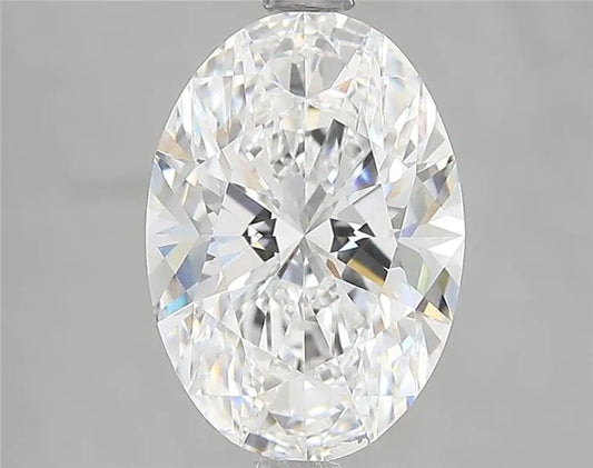 3.00ct Oval Lab Grown Diamond (Colour D, Clarity VVS2, IGI Certified)