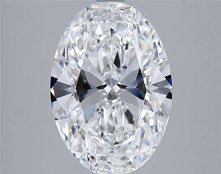 3.00ct Oval Lab Grown Diamond (Colour D, Clarity VVS2, IGI Certified)