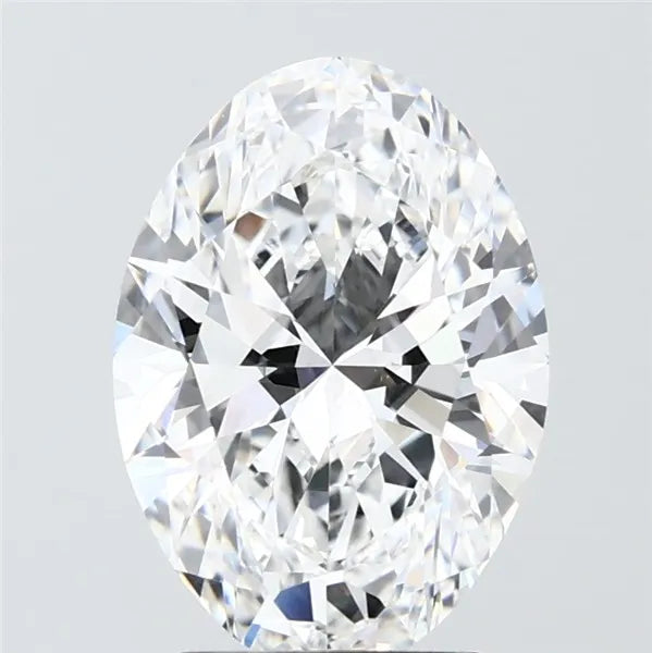 3.00ct Oval Lab Grown Diamond (Colour D, Clarity VVS2, IGI Certified)