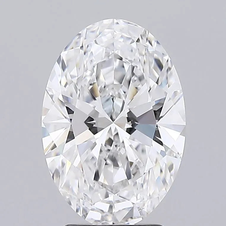 3.00ct Oval Lab Grown Diamond (Colour E, Clarity IF, IGI Certified)