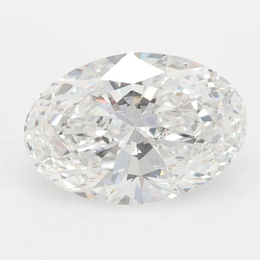 3.00ct Oval Lab Grown Diamond (Colour E, Clarity IF, IGI Certified)