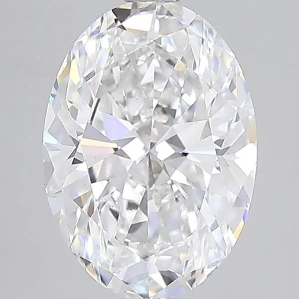 3.00ct Oval Lab Grown Diamond (Colour E, Clarity VS1, IGI Certified)