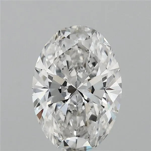 3.00ct Oval Lab Grown Diamond (Colour E, Clarity VS2, IGI Certified)