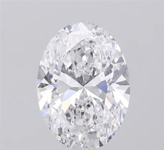 3.00ct Oval Lab Grown Diamond (Colour E, Clarity VS2, IGI Certified)