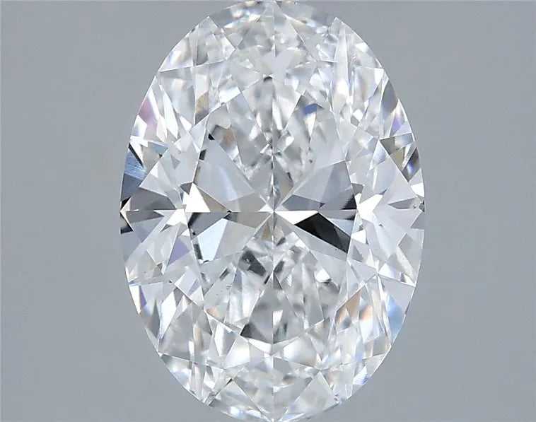 3.00ct Oval Lab Grown Diamond (Colour E, Clarity VS2, IGI Certified)