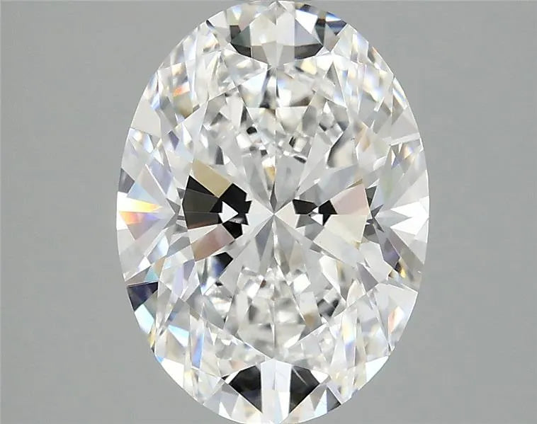 3.00ct Oval Lab Grown Diamond (Colour E, Clarity VS2, IGI Certified)