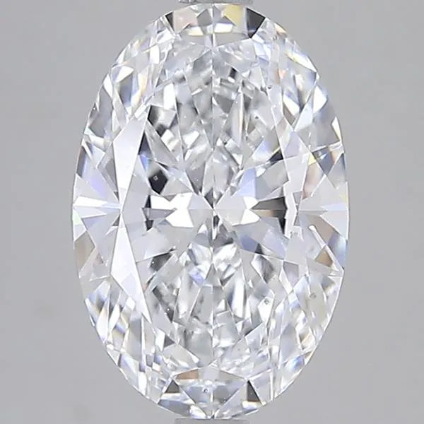 3.00ct Oval Lab Grown Diamond (Colour E, Clarity VS2, IGI Certified)