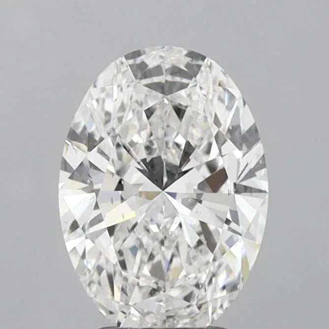 3.00ct Oval Lab Grown Diamond (Colour E, Clarity VS2, IGI Certified)