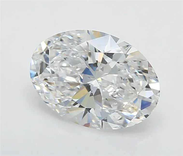 3.00ct Oval Lab Grown Diamond (Colour E, Clarity VVS1, GIA Certified)