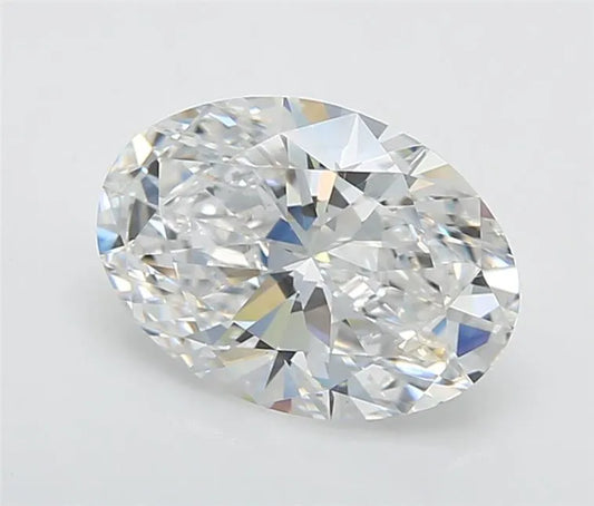 3.00ct Oval Lab Grown Diamond (Colour E, Clarity VVS1, GIA Certified)