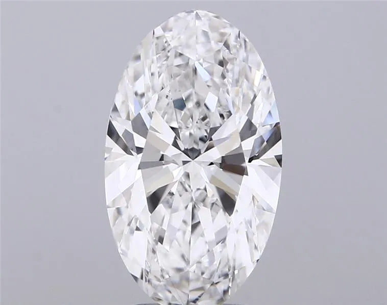 3.00ct Oval Lab Grown Diamond (Colour E, Clarity VVS1, IGI Certified)
