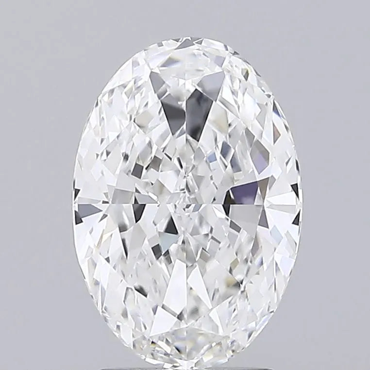 3.00ct Oval Lab Grown Diamond (Colour E, Clarity VVS1, IGI Certified)