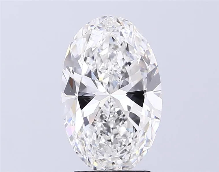 3.00ct Oval Lab Grown Diamond (Colour E, Clarity VVS1, IGI Certified)