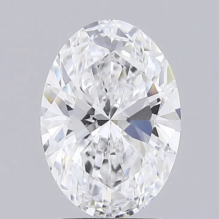 3.00ct Oval Lab Grown Diamond (Colour E, Clarity VVS1, IGI Certified)