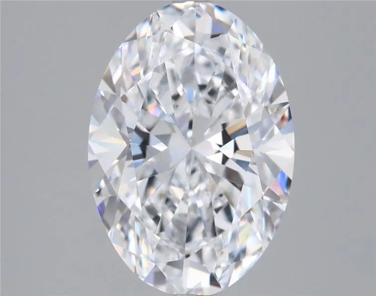 3.00ct Oval Lab Grown Diamond (Colour E, Clarity VVS2, IGI Certified)