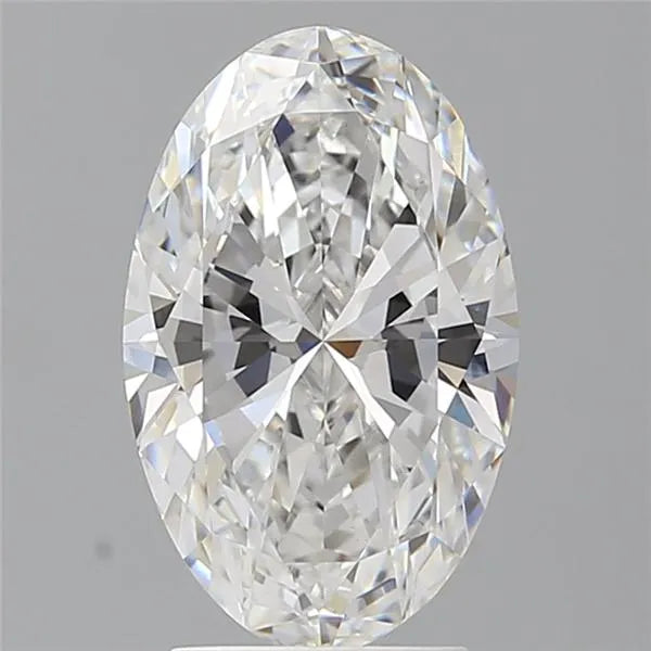 3.00ct Oval Lab Grown Diamond (Colour E, Clarity VVS2, IGI Certified)