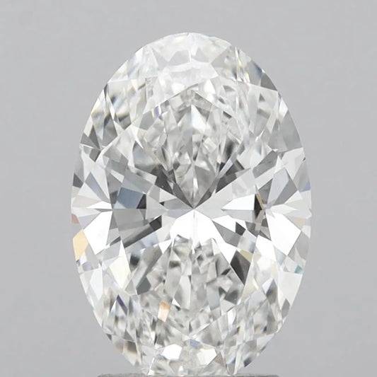 3.00ct Oval Lab Grown Diamond (Colour E, Clarity VVS2, IGI Certified)